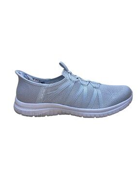 Skechers Women’s Gray Vegan Fabric Hand-Free Slip-Ins Machine Washable Shoes 9.5